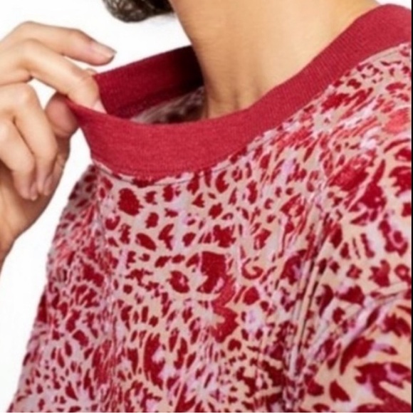 Free People (We The Free ) Velour Top Size Medium - Picture 13 of 15